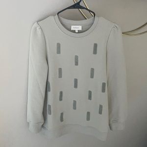 Sage Embroidered Pullover Sweater